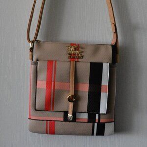 Okpta Leather Adjustable Crossbody Bag 11x10x1